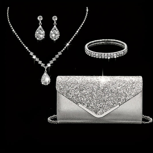 Bolsa Ombro Clutch Elegante