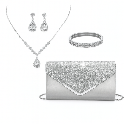 Bolsa Ombro Clutch Elegante